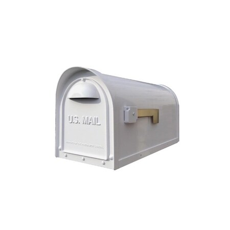Special Lite Products Special Lite Products SCC-1008-WH Classic Curbside Mailbox; White SCC-1008-WH